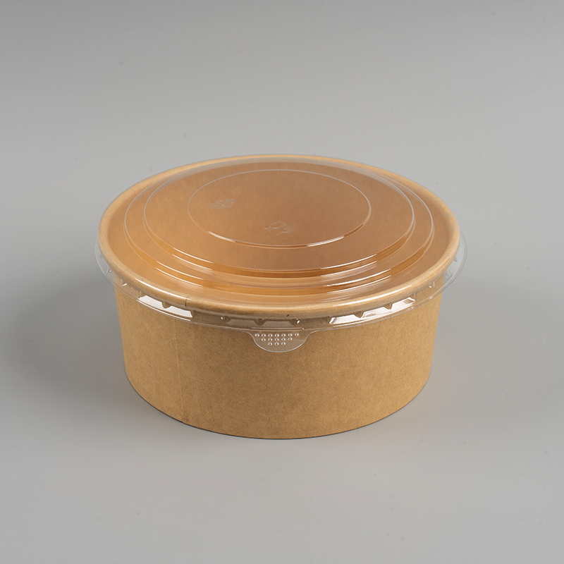 Ensaladera compostable con tapa