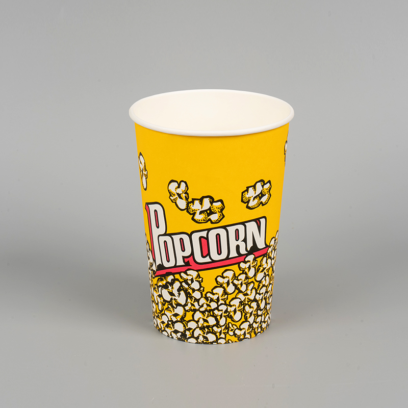 Cubo de papel de palomitas de maíz