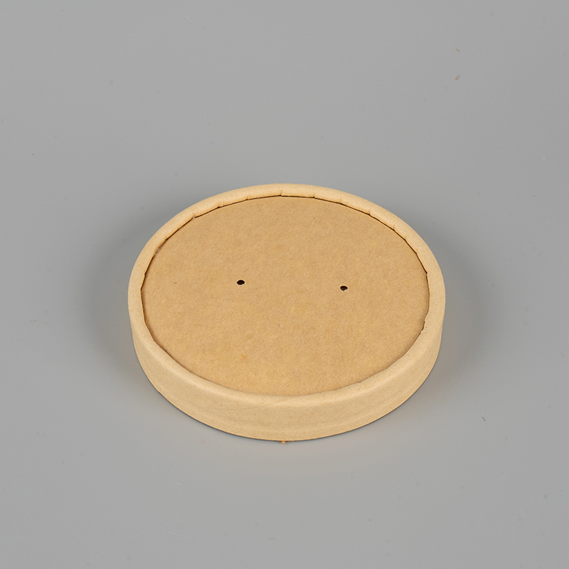 Tapa de sopa de papel kraft desechable
